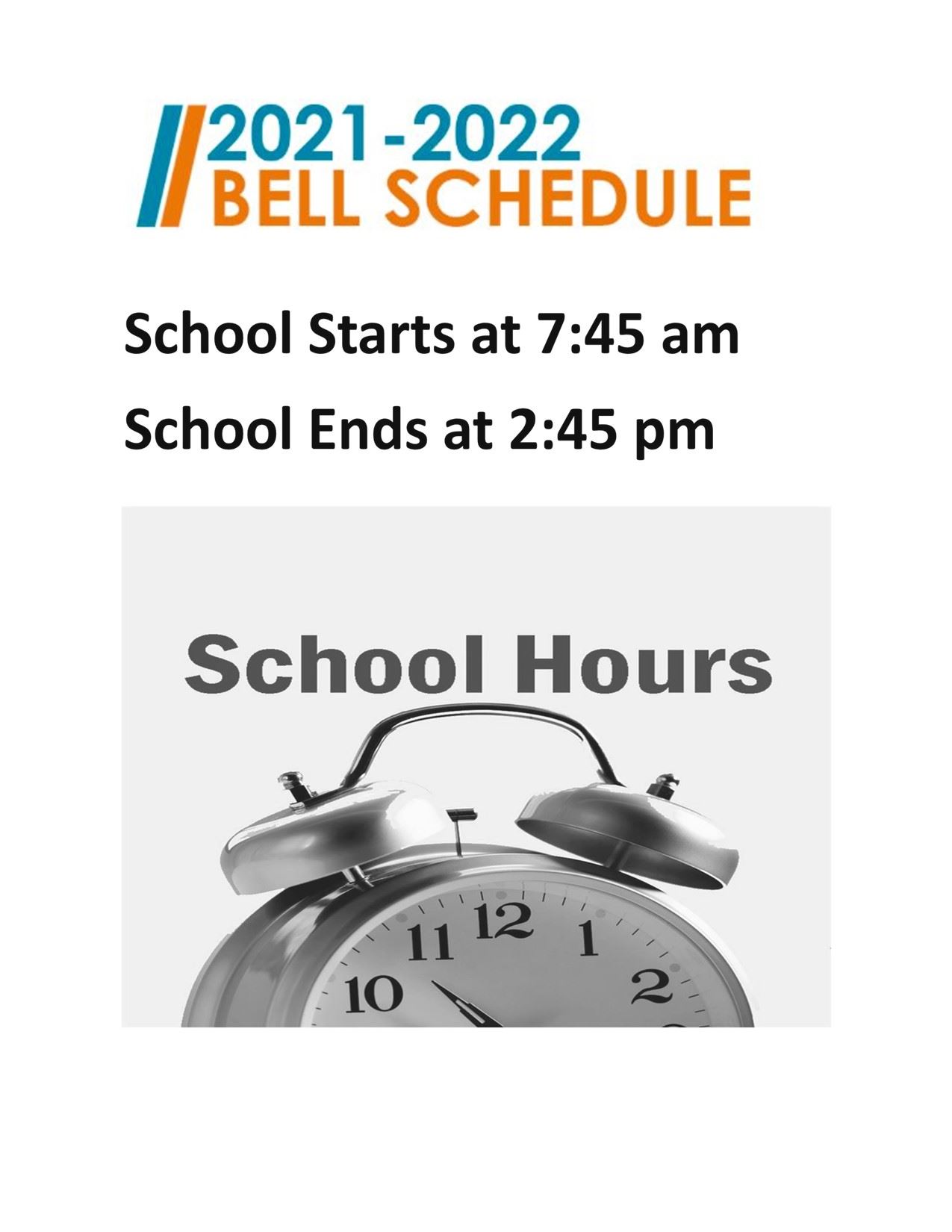  school hours